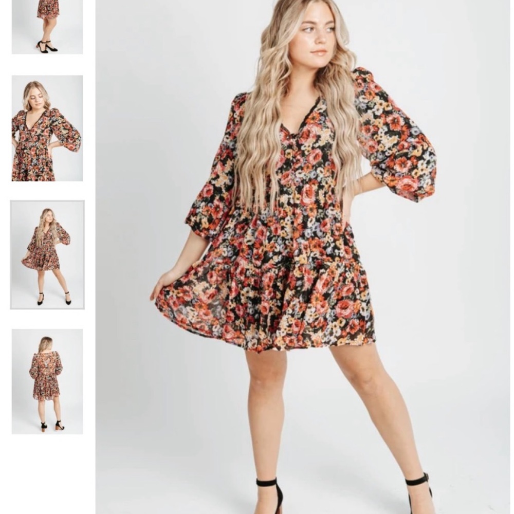 Babydoll Dress in Black